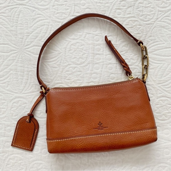 Dooney & Bourke Handbags - Dooney & Bourke‎ Florentine Leather Lizie Shoulder Bag, Chestnut